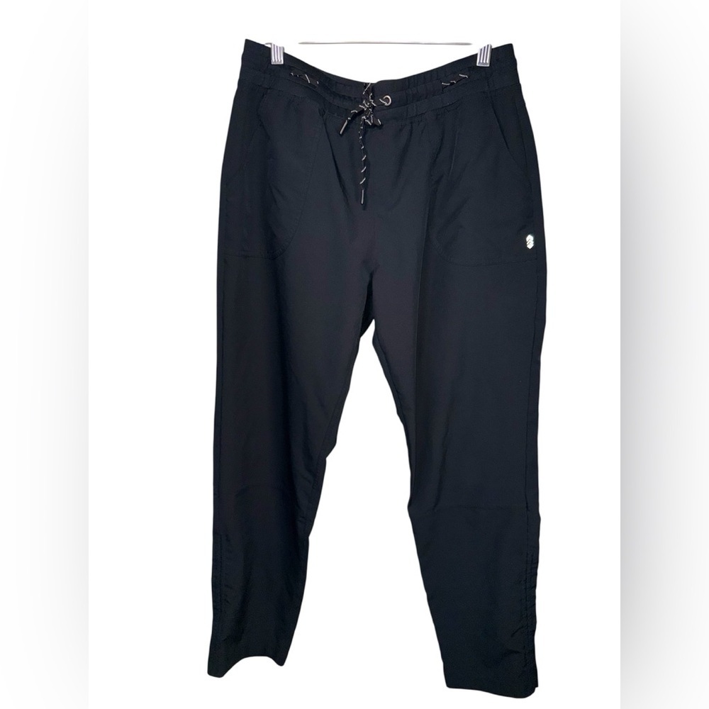 Free Country Womens Black Ankle Joggers Pants With drawstrings Size XL